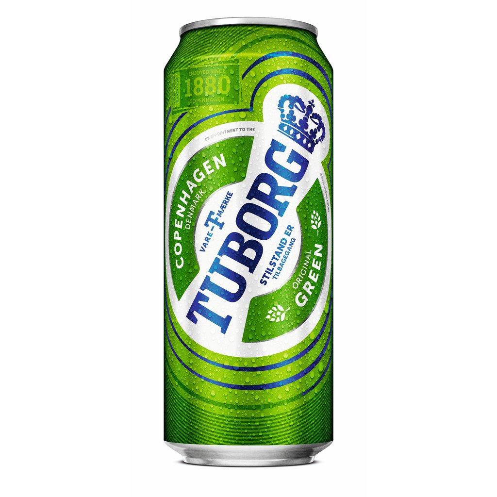 Пиво Туборг Грін 0,5л ж/б
