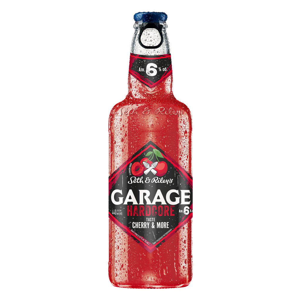 Пиво "Garage Hardcore taste Cherry&More" 0.44л