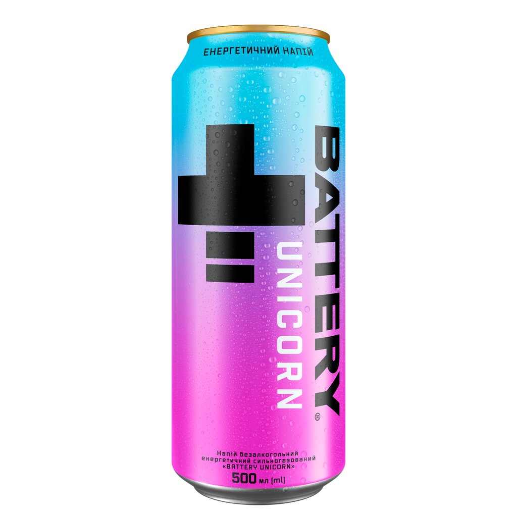 Battery Unicorn, банка, 0.5л