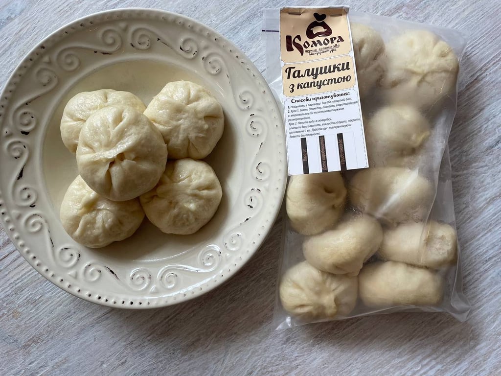 Галушки з капустою 400