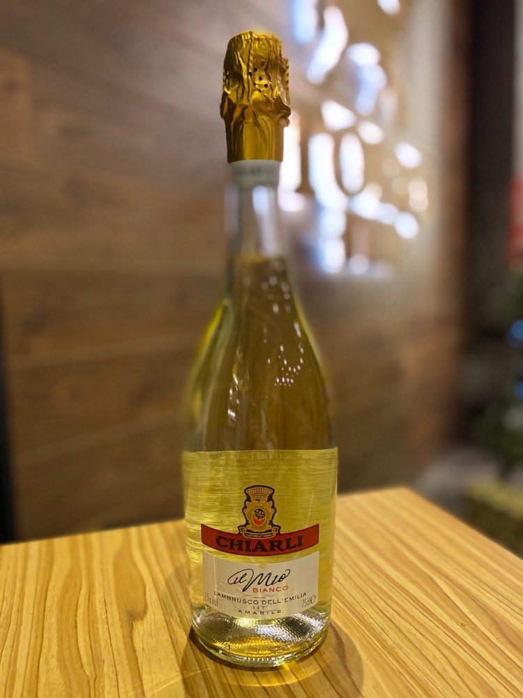 ВИНО ігр сухе Chiarli Lambrusco dell' Emilia Bianco Dry біле 150мл. Італія