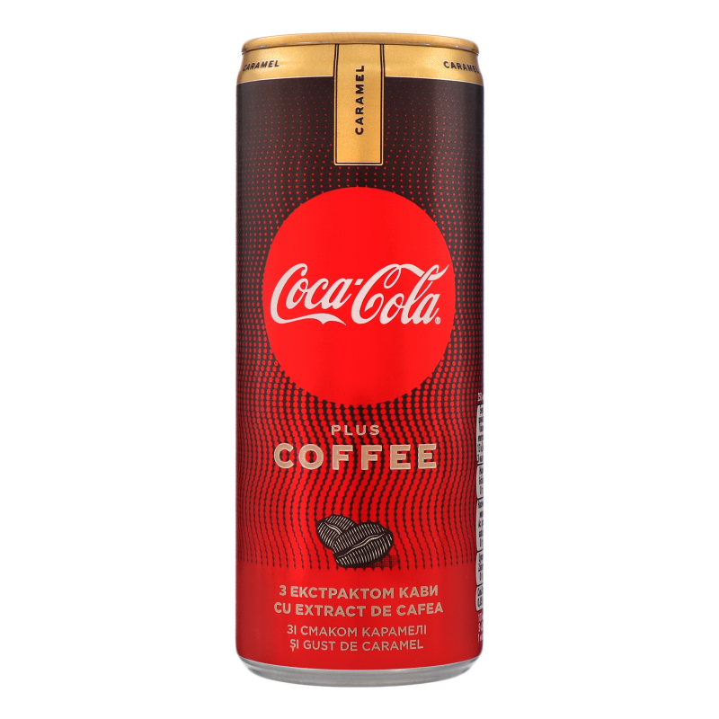 Coca Сola + кава карамель 0.25л ж/б