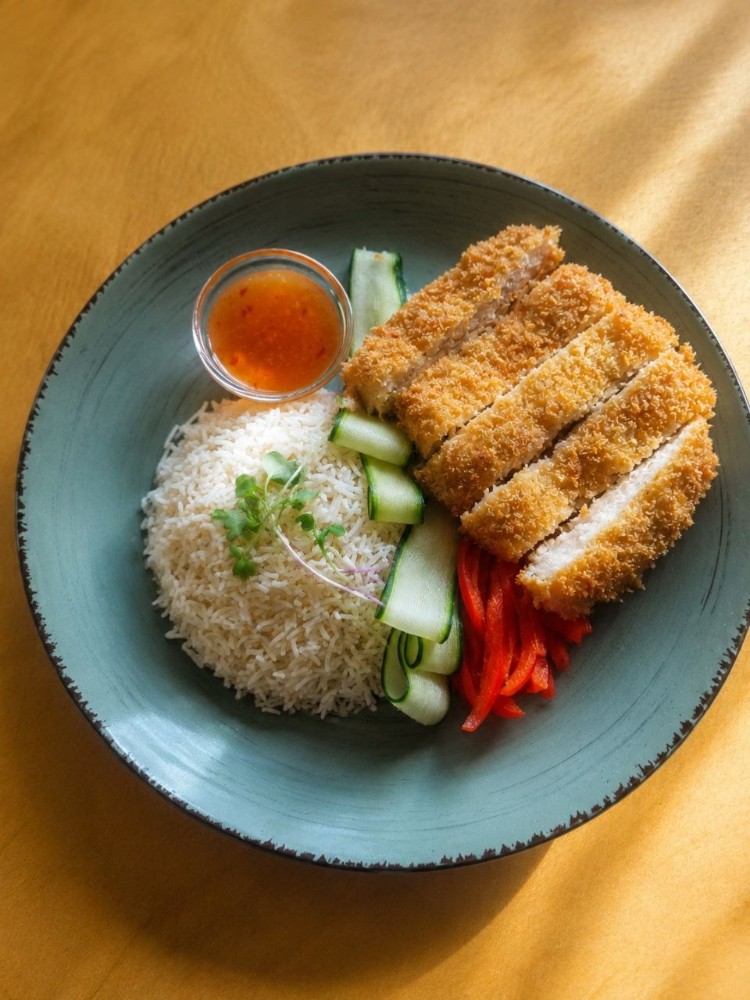 Курка панко з рисом, 350 г.