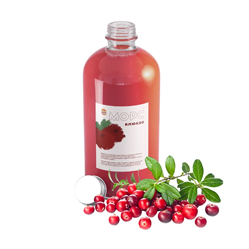 Морс домашний (клюква) 0,5L
