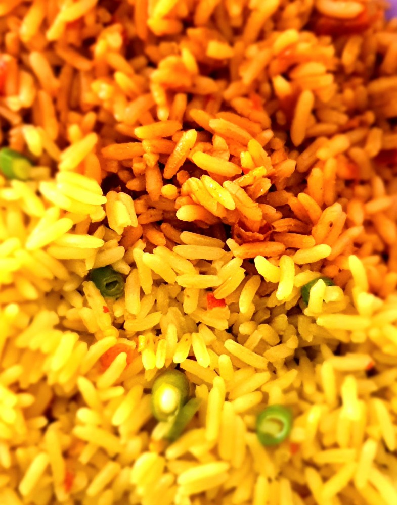 Jollof & fried rice combo