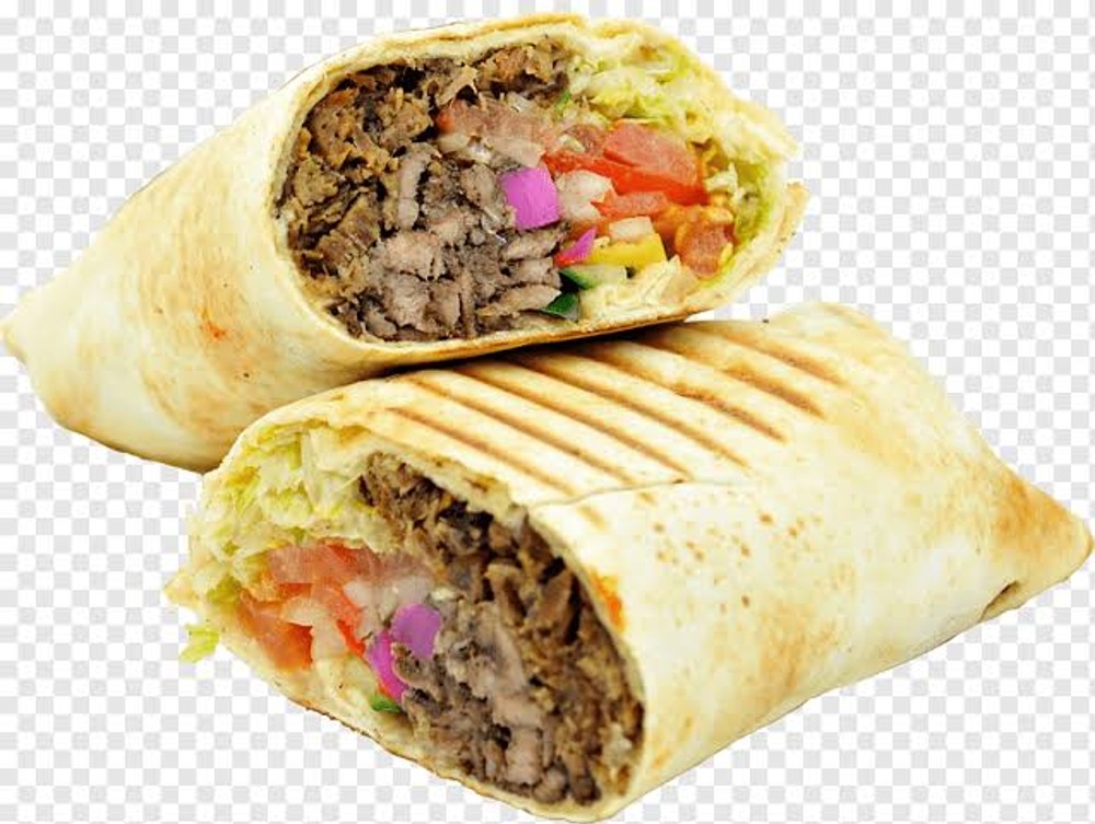 Beef shawarma with sausage