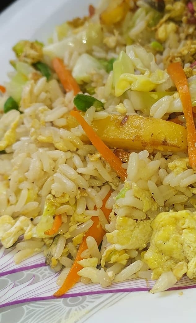 Chinese rice with beef