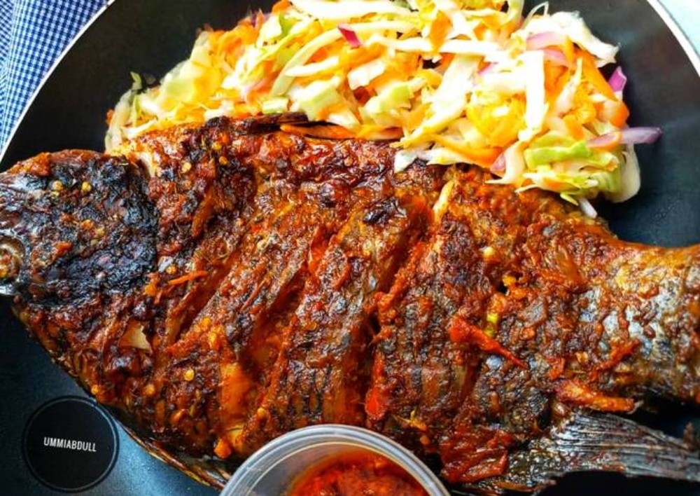 Roasted Tilapia fish