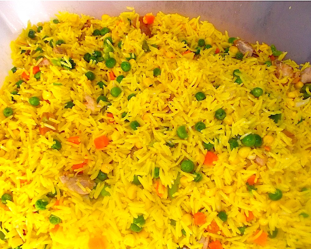 Fried rice with beef
