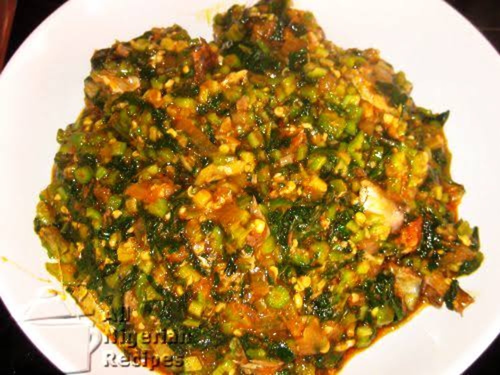 Okra soup