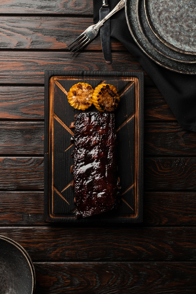 Ребра конфі BBQ