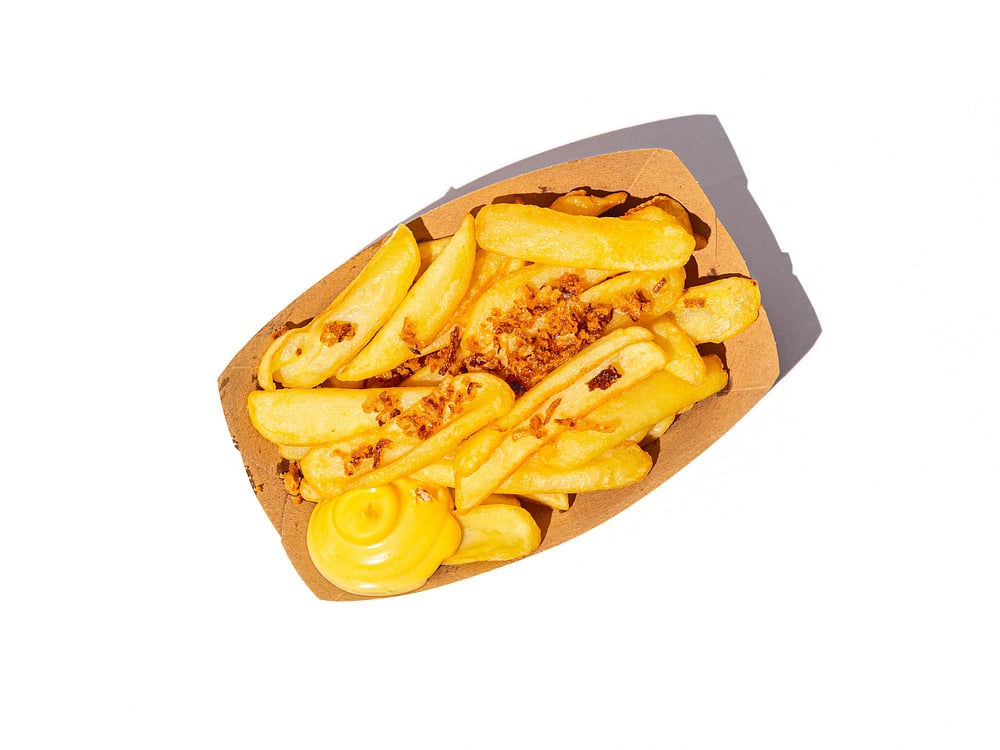 Діпи з куркою та сирним соусом 