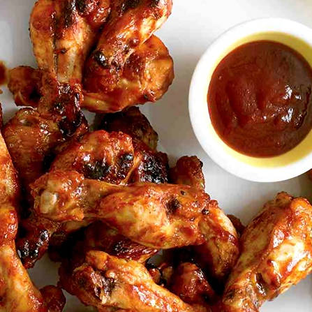 Крильця з соусом BBQ