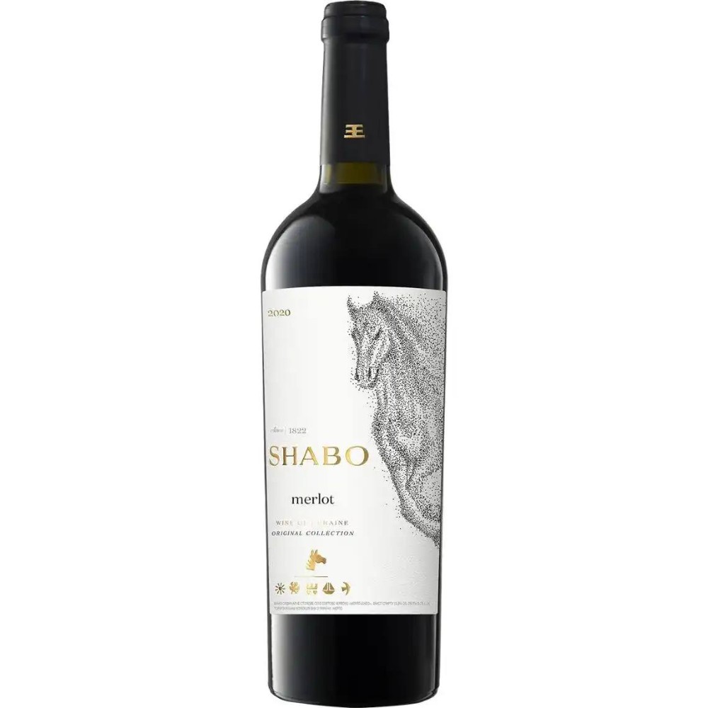 Вино Shabo Merlot Original Collection черв.сухе 0,150 мл.