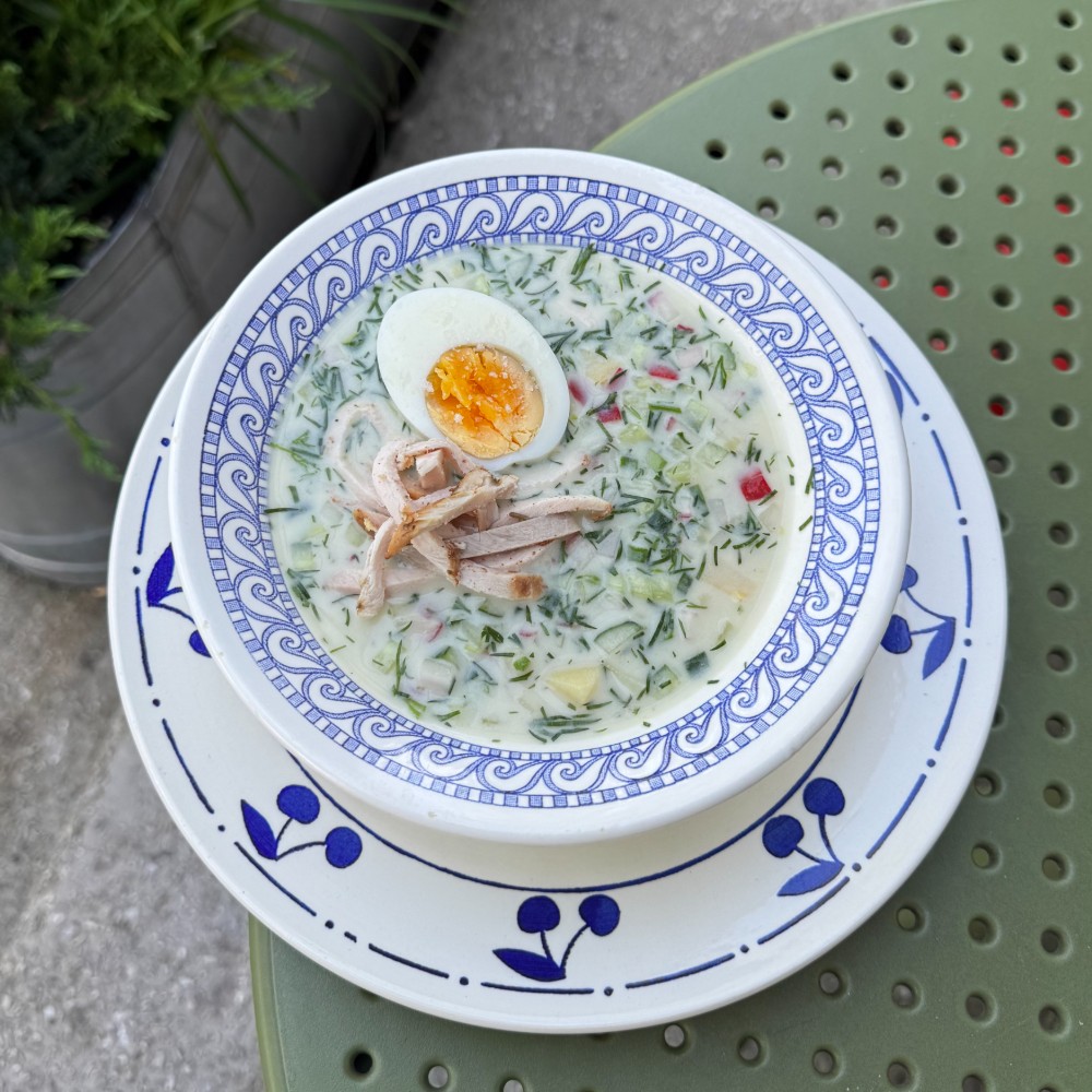 Окрошка з куркою