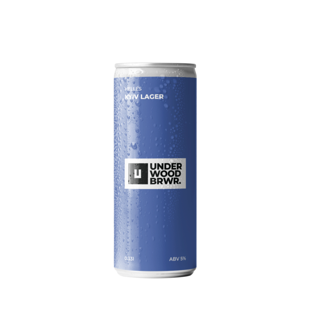 Пиво світле KYIV LAGER Underwood 330мл