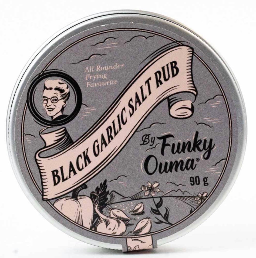 BLACK GARLIC SALT RUB TRAVEL TIN