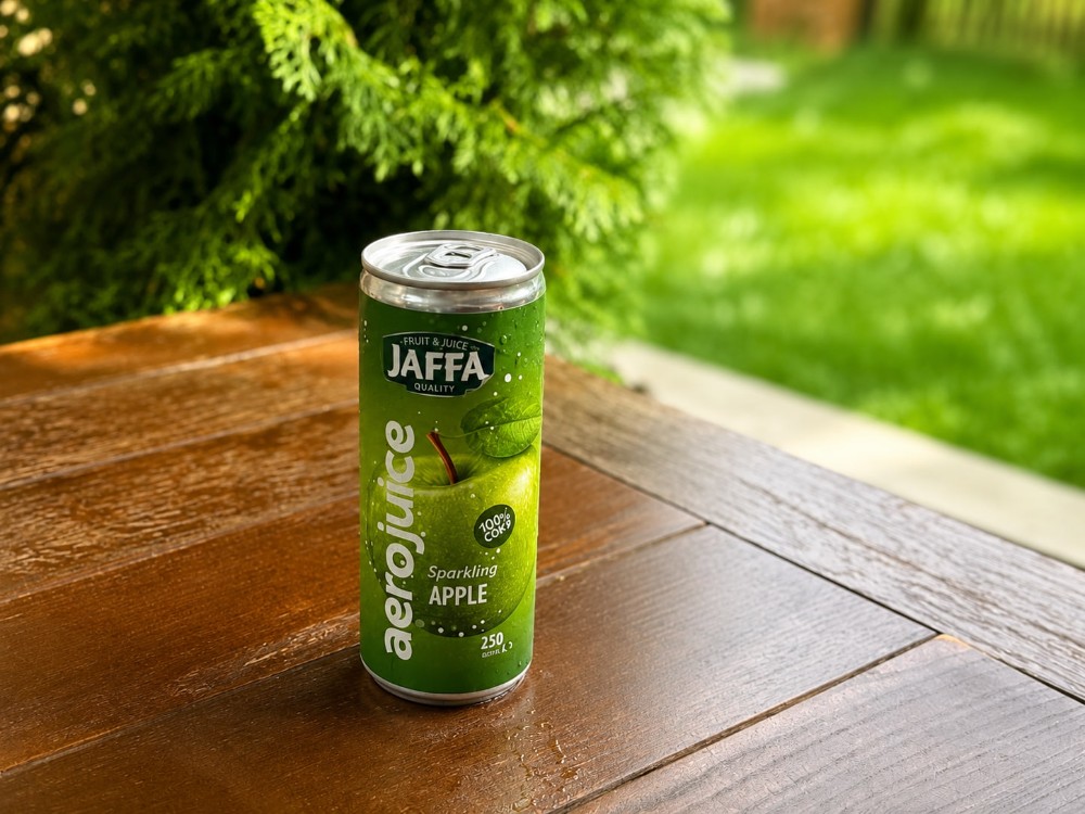 Сік газований яблучний Jaffa Aerojuice Can 0.25