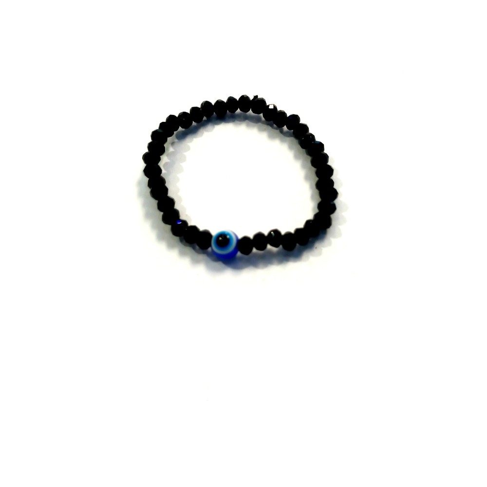 Baby bracelet - single evil eye