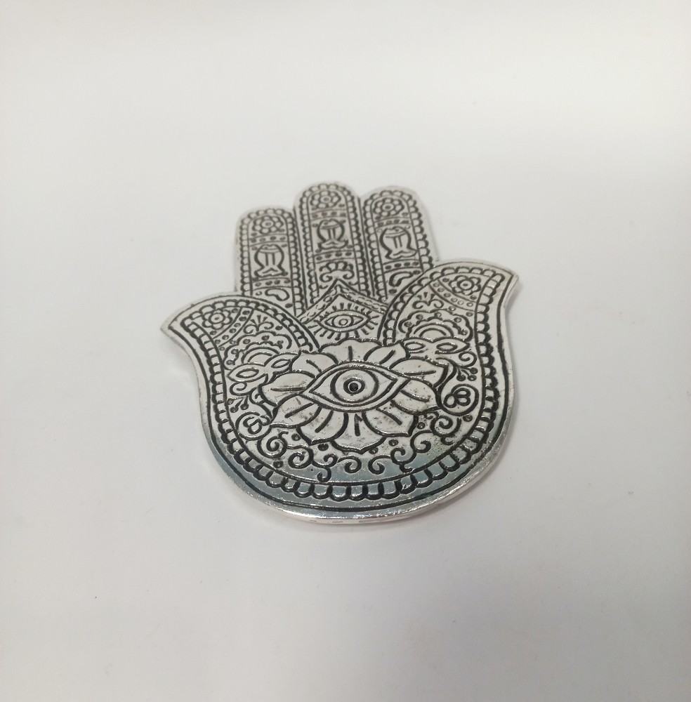 Hamsa incense plate