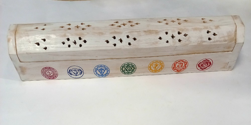 Horizontal Chakra Wooden holder