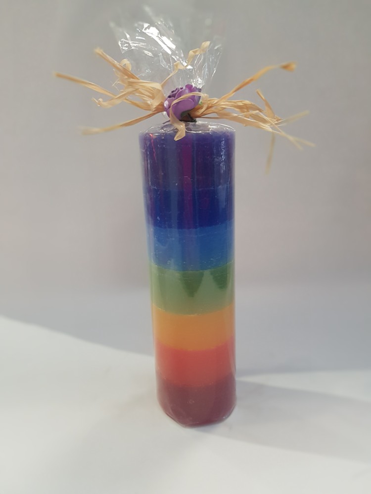 Chakra candle 5 layer