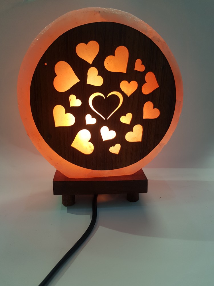 Shaped large salt lamps