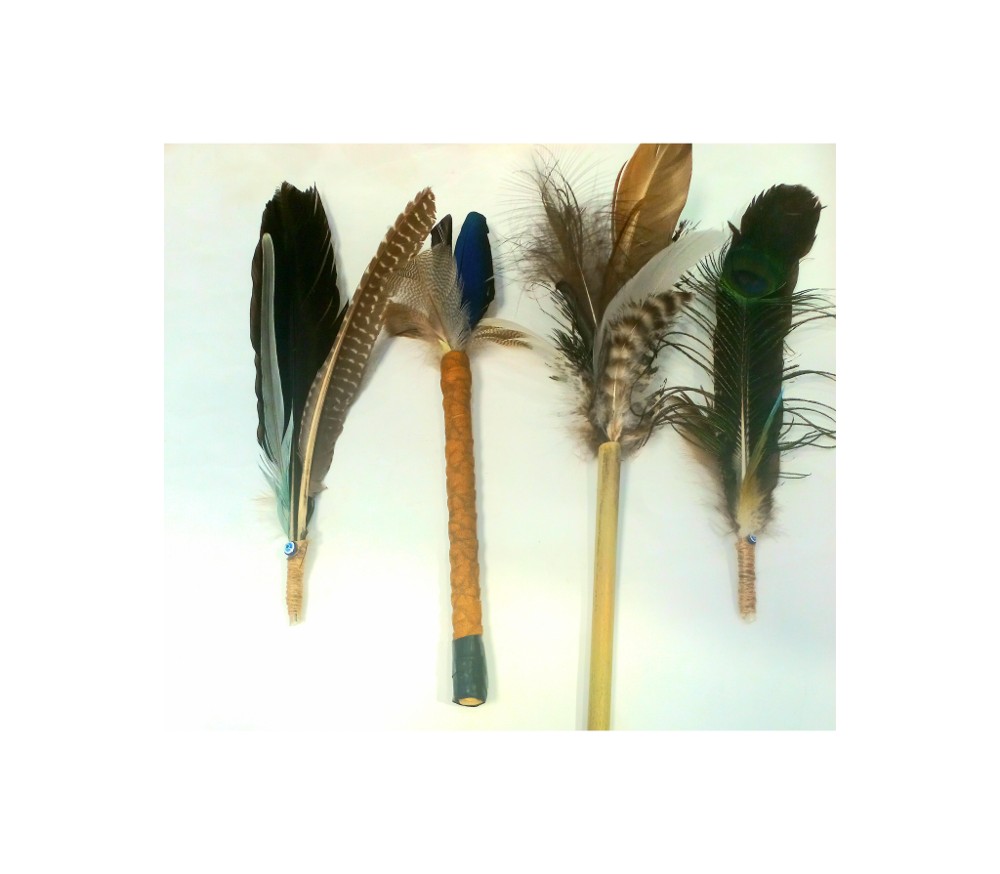Smudging feather