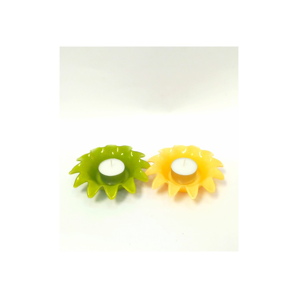 Flower candle holder