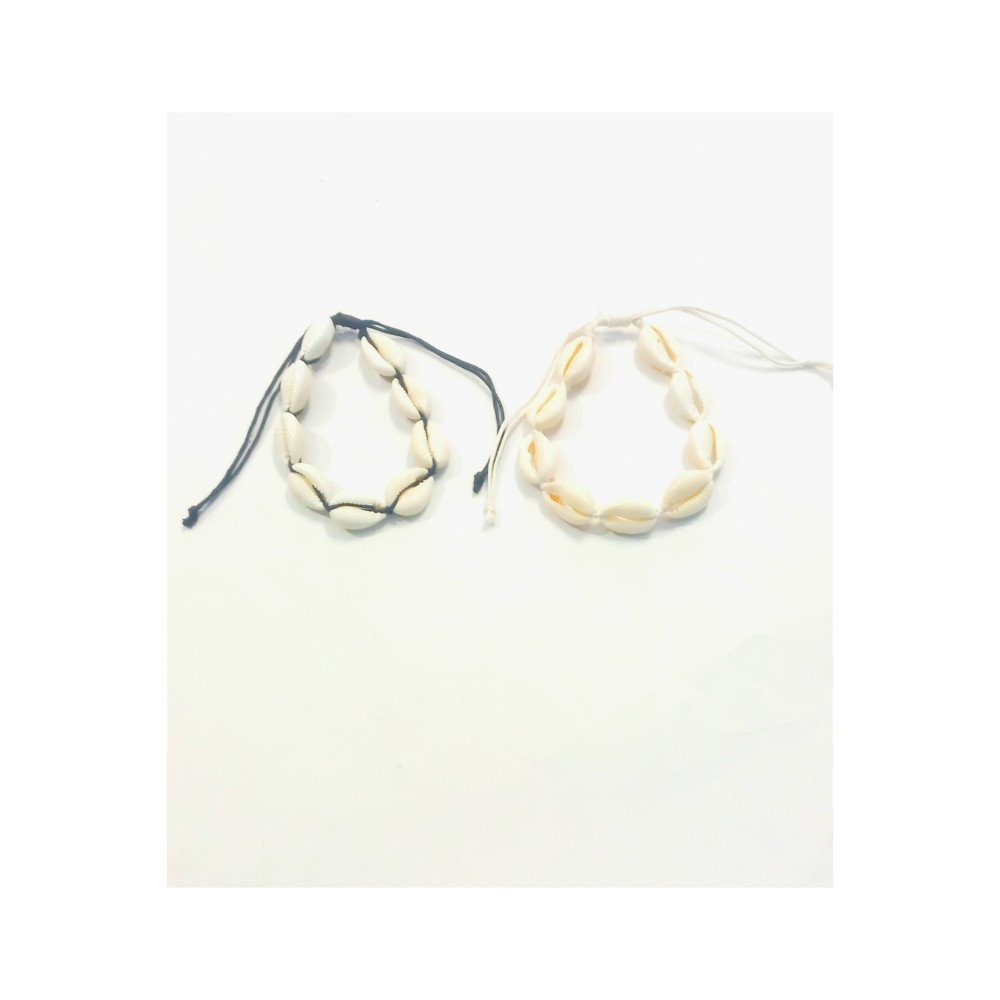 Cowrie shell bracelet