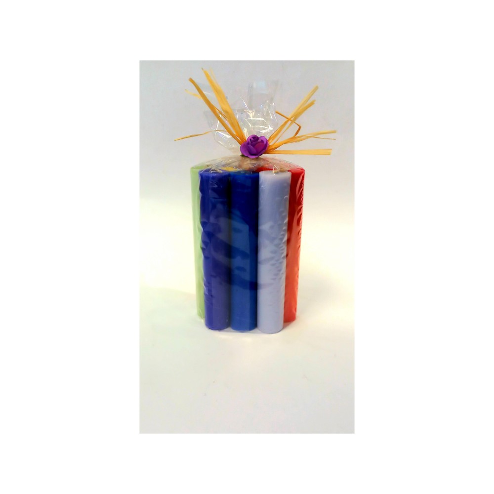 Chakra dinner candles