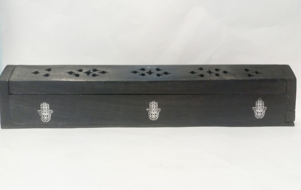 Hamsa box incense holder