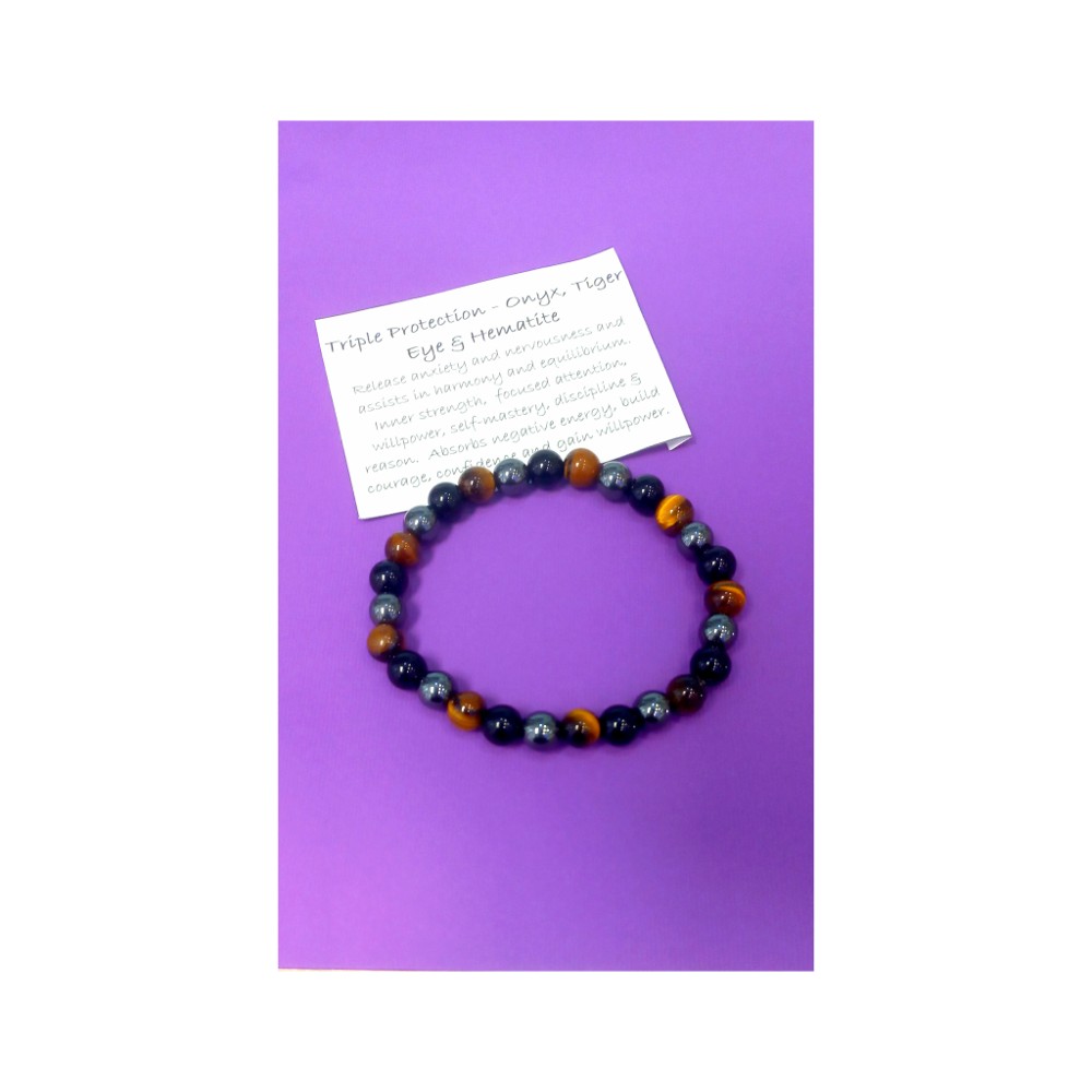 Triple protection bracelet