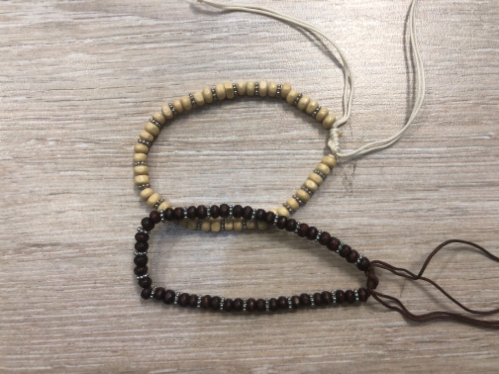 Wood Bead Bracelet