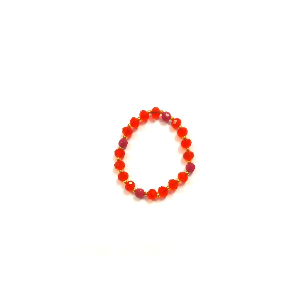 Aum Agate - Pink & Red