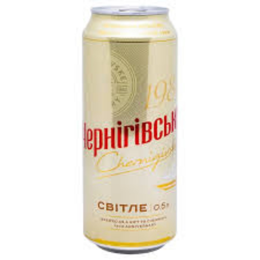 Пиво Чернігівське Світле  0.5 (банка)