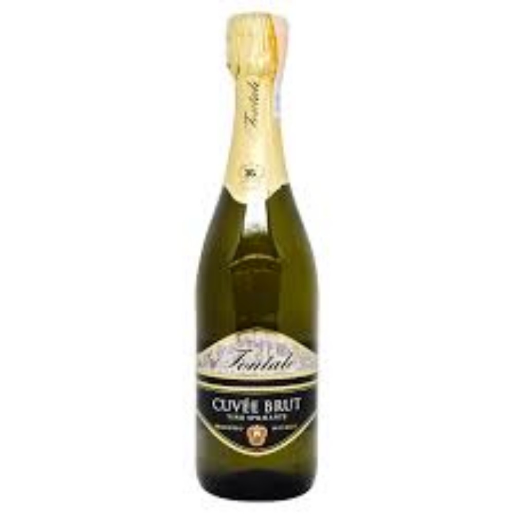 Вино ігристе  біле сухе CUVEE BRUT 0.75л.