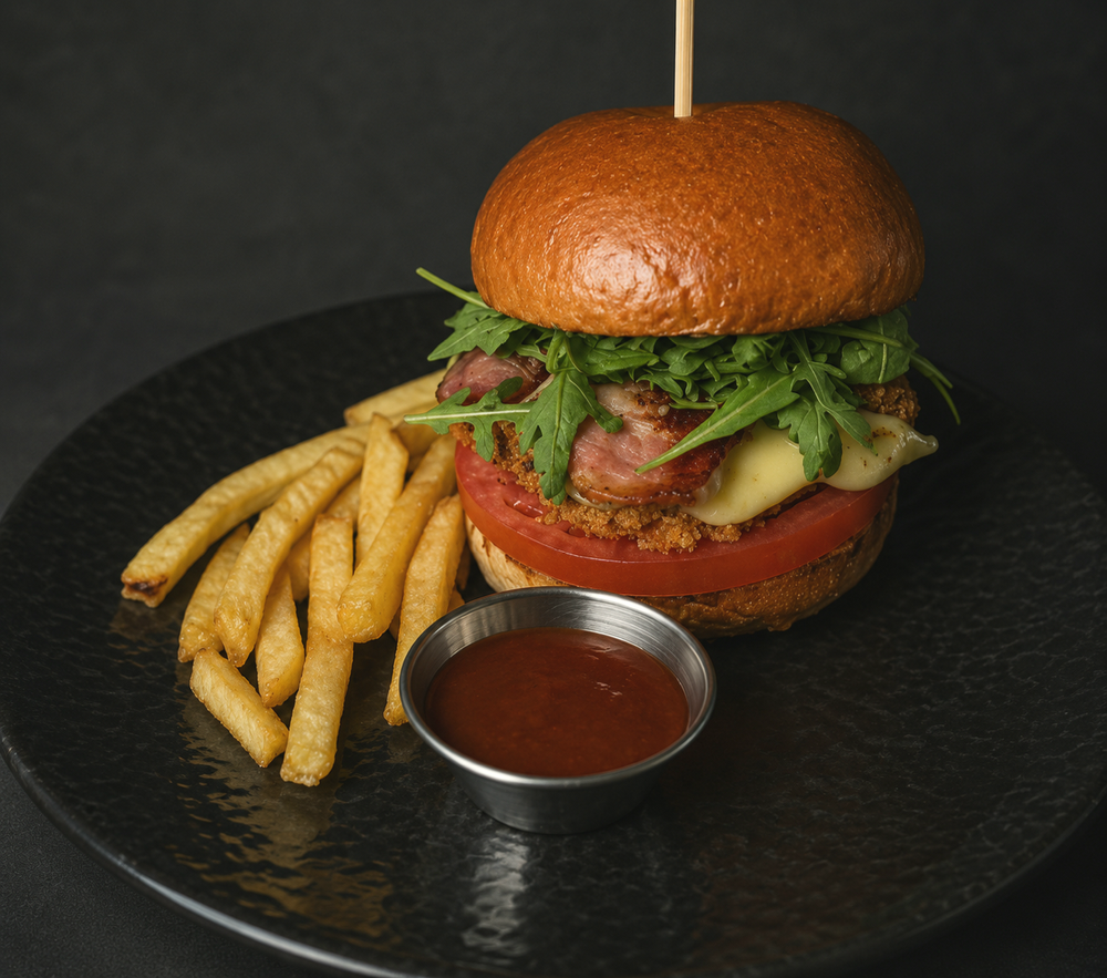 Pesto Chicken Burger 🐓🌱