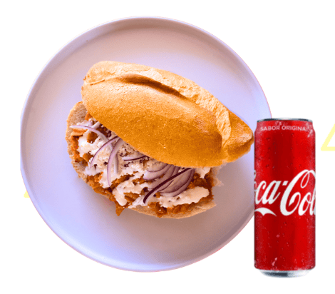 Combo 4 / Torta de Chila + Coca (A domicilio)