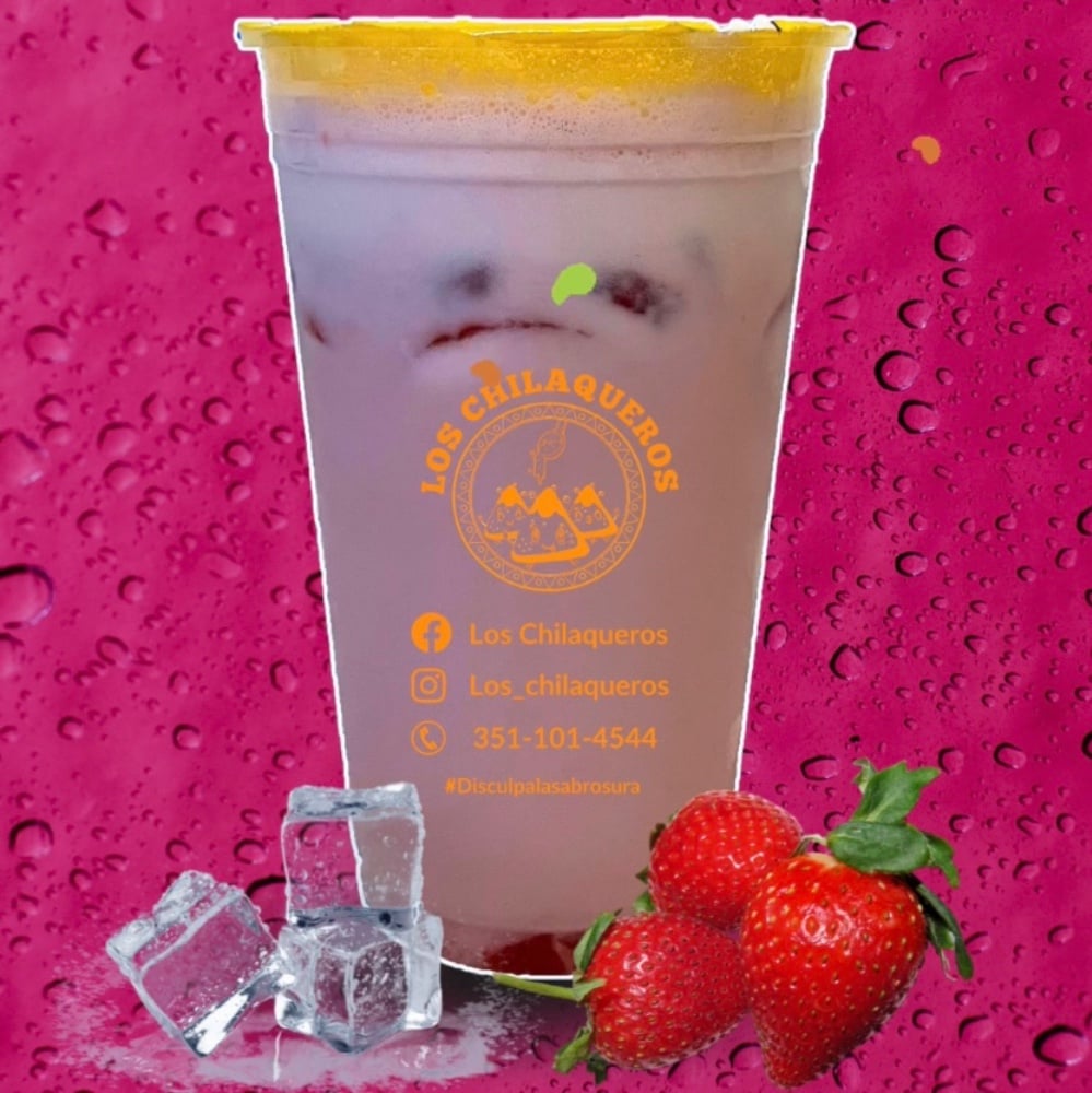 Strawberry Drink Milk (Bebida Fria) (llevar)
