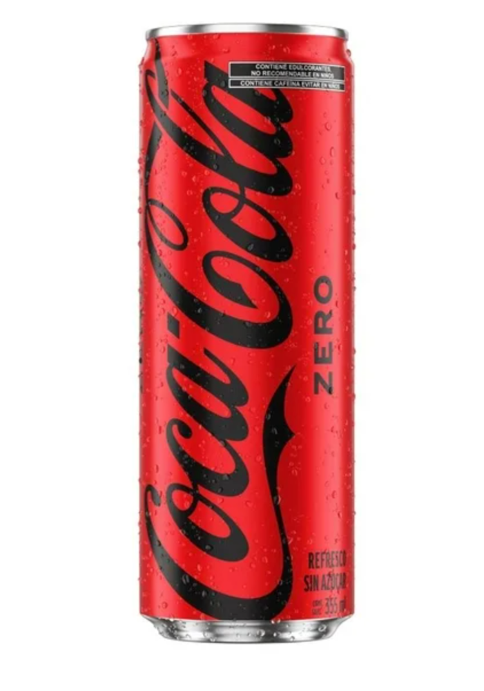 Coca cola S/A zero 355ml lata