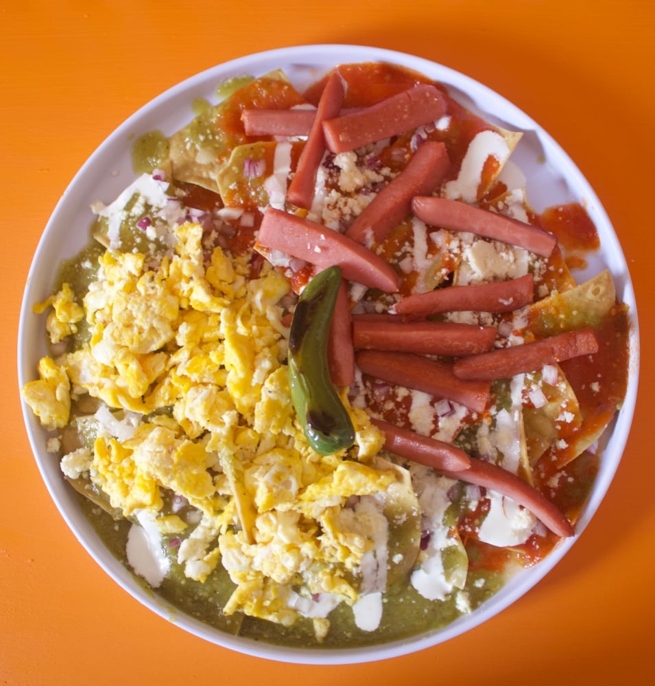 Chilaquiles Verde-Habanero (A domicilio)