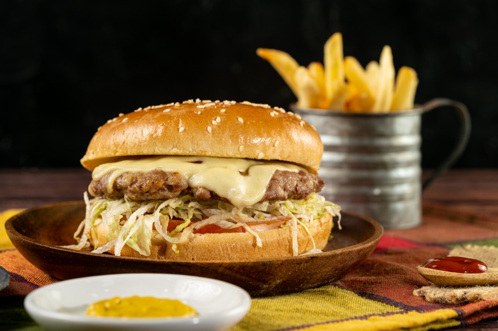 Hamburguesa Cerdo Ranchera