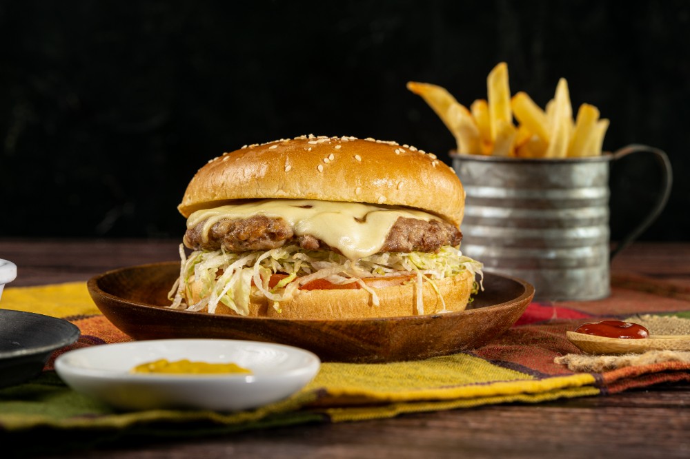 Hamburguesa Cerdo Sencilla