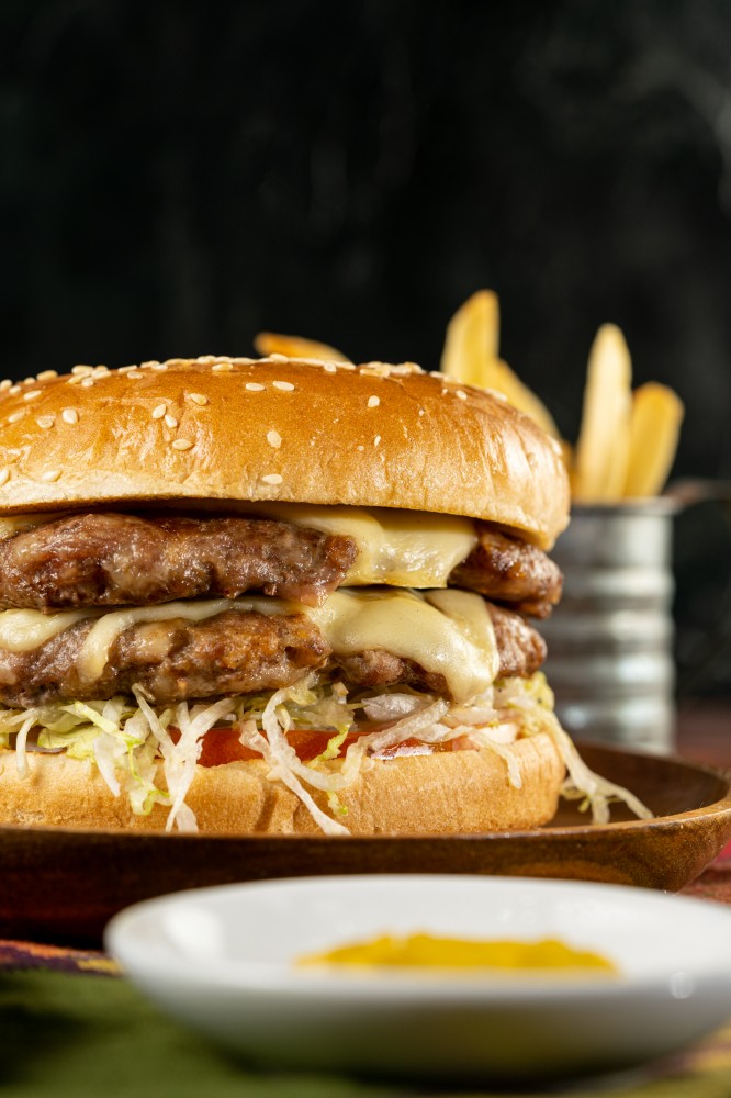 Hamburguesa Doble Cerdo