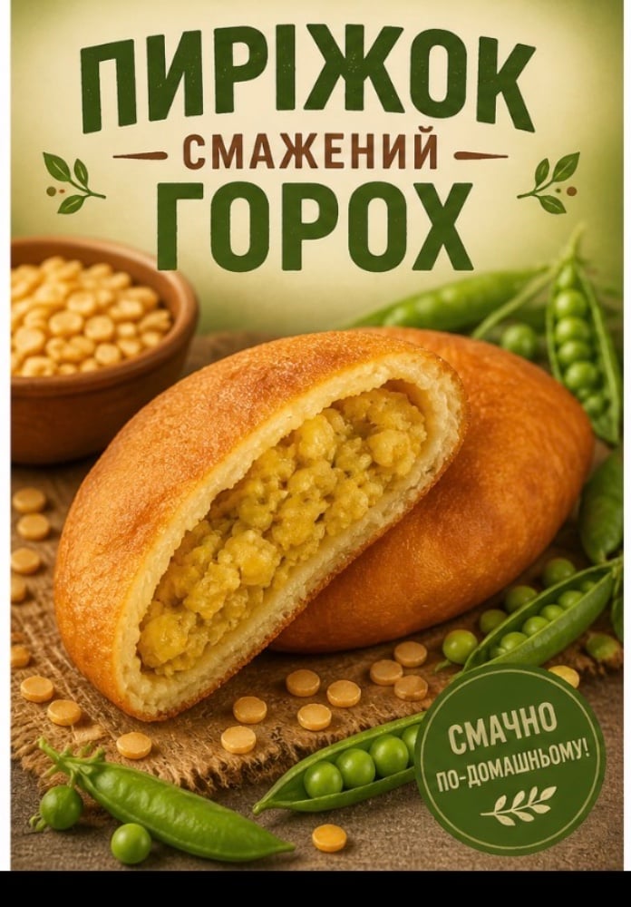 Пиріжок з горохом уцінка