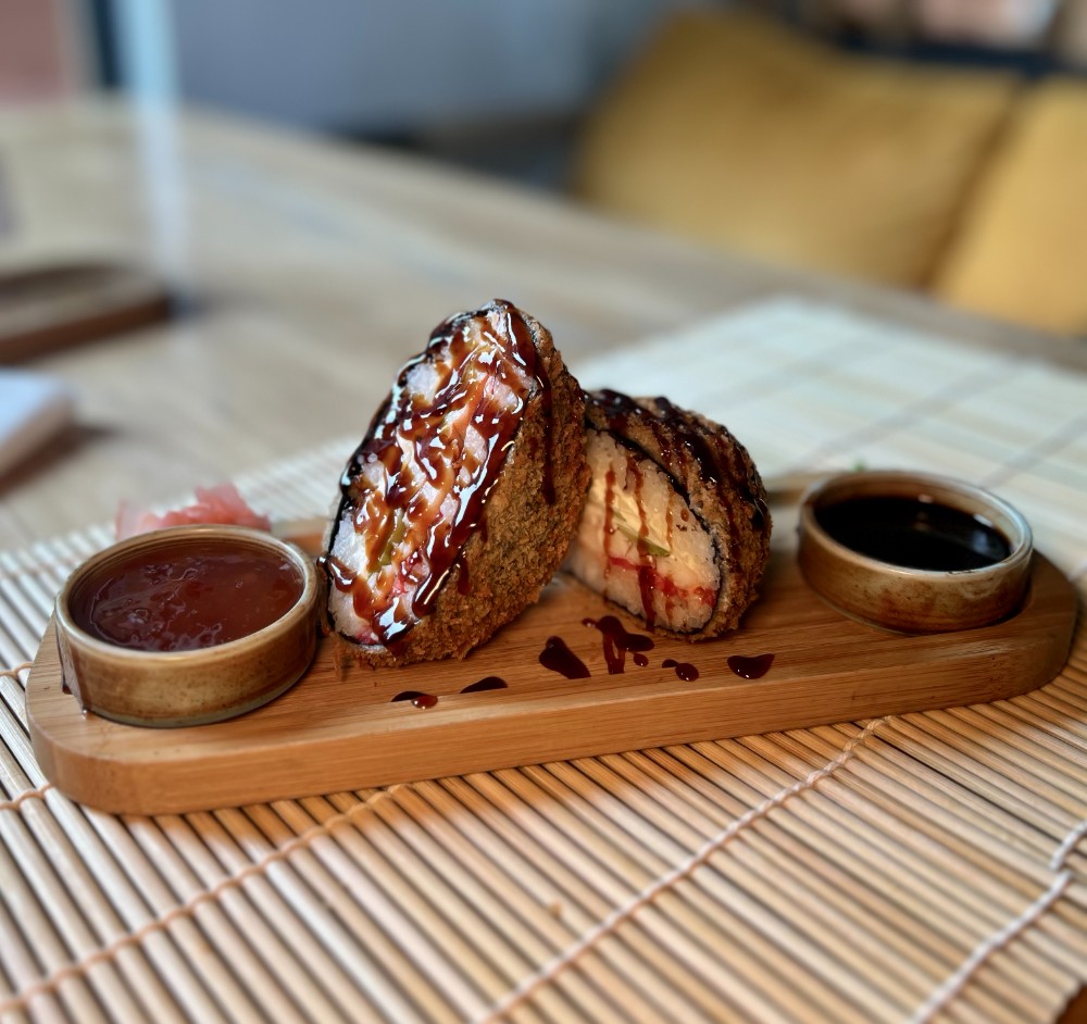 Burger sushi (shrimp)