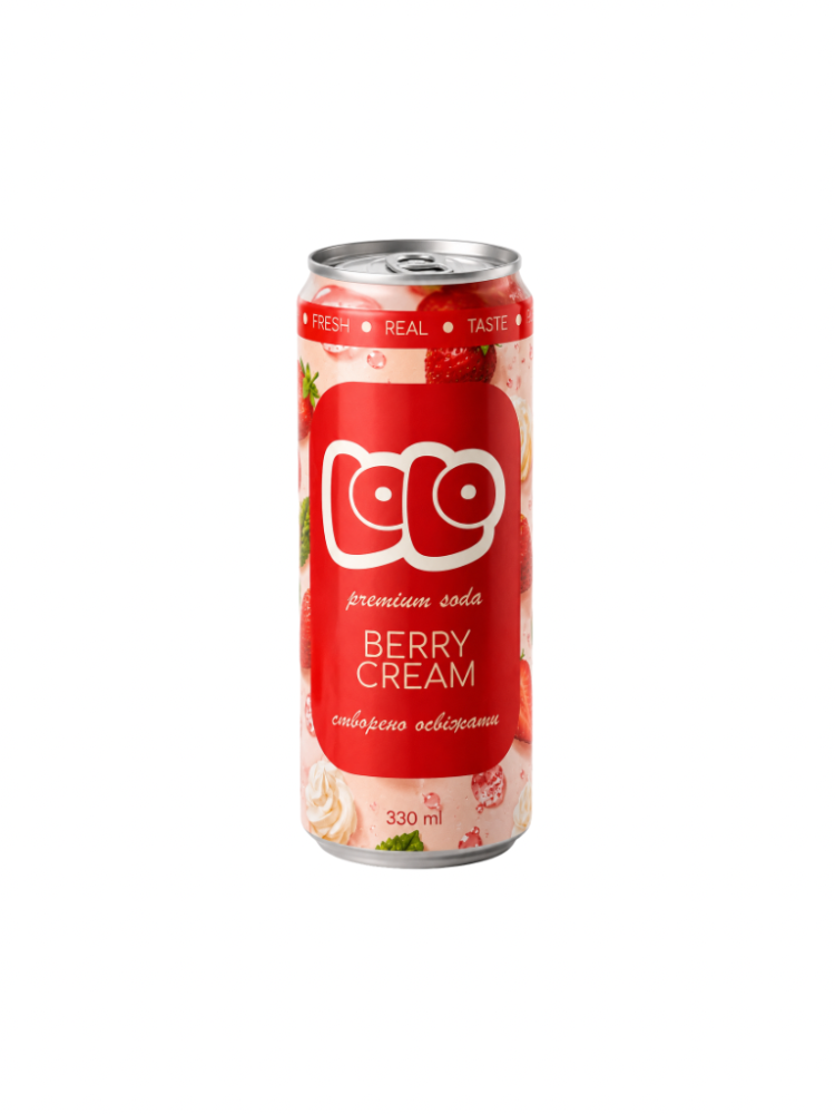 LOLO Premium Soda Berry Cream