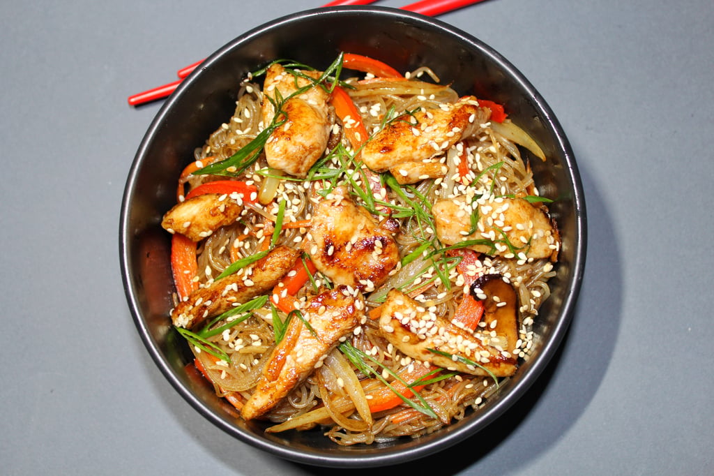 Рисова локшина з куркою (400 г)