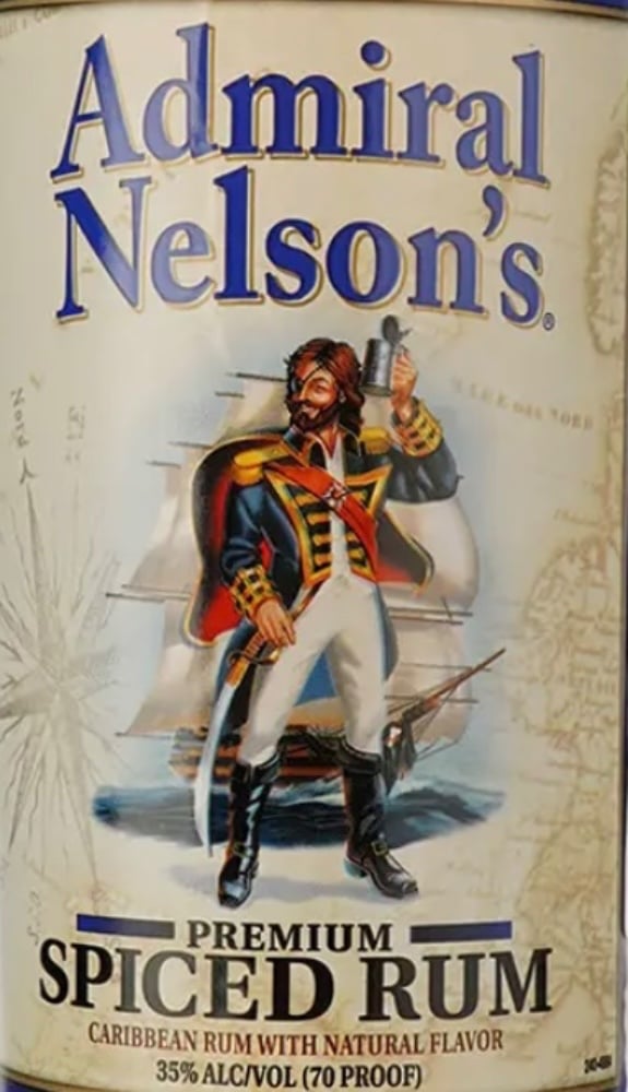 Ром Heaven Hill Distilleries Admiral Nelson Spiced Rum, 35%, 50ml